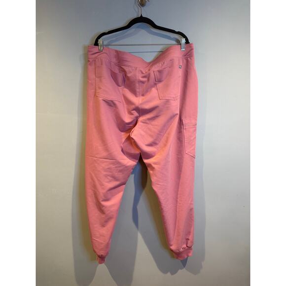 FIGS Technical Collection Scrub Set | Size XXL Top + Pants | Pink Rose - Picture 8 of 10